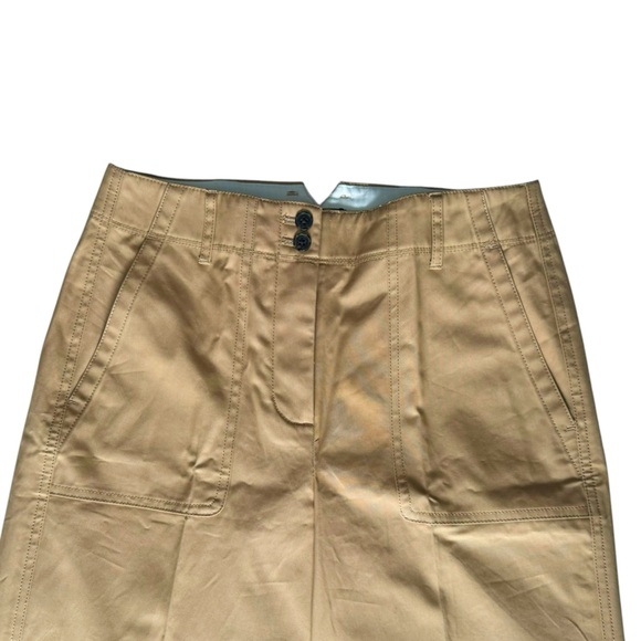 J Crew Argonne Wide Leg Pant in Trench Canvas - Tan | 4 NWT - Picture 8 of 14